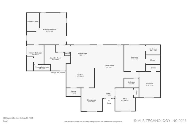 466 N Keypoint Drive, Sand Springs, OK 74063