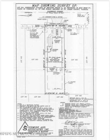 26 GLENWOOD Street, Ponte Vedra, FL 32081