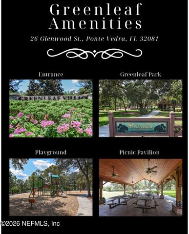 26 GLENWOOD Street, Ponte Vedra, FL 32081