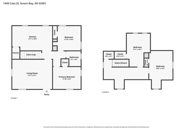 1449 CASS STREET, Green Bay, WI 54301