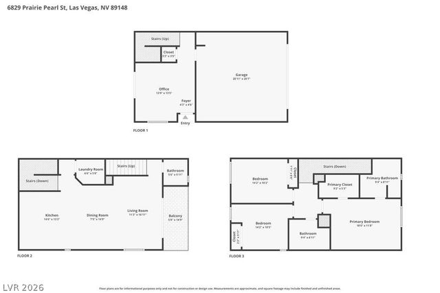 6829 Prairie Pearl Street, Las Vegas, NV 89148