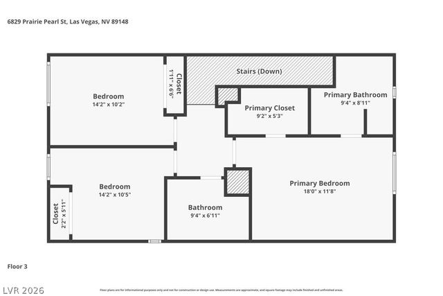 6829 Prairie Pearl Street, Las Vegas, NV 89148