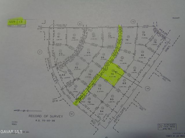 77th Ave A12 Vic 77 Stw, Lancaster, CA 93536