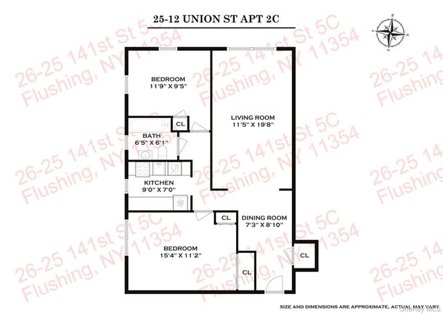 25-12 UNION Street 2C, Flushing, NY 11354