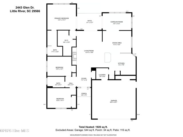 2443 Glen Drive, Little River, SC 29566