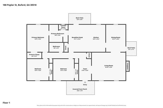 188 Poplar Street, Buford, GA 30518