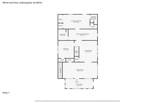 945 Cecil Avenue, Indianapolis, IN 46219