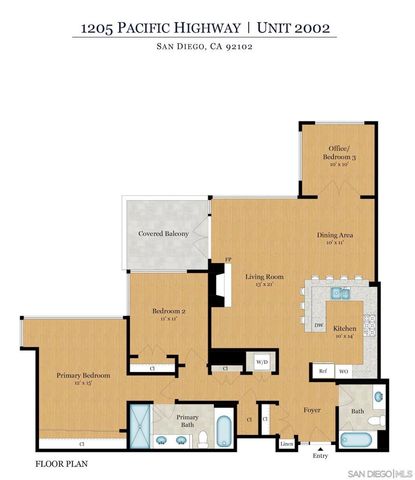 1205 Pacific Hwy 2002, San Diego, CA 92101