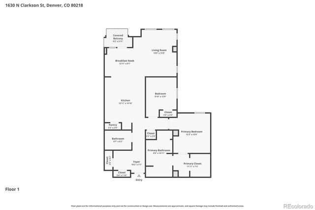 1630 N Clarkson Street 216, Denver, CO 80218