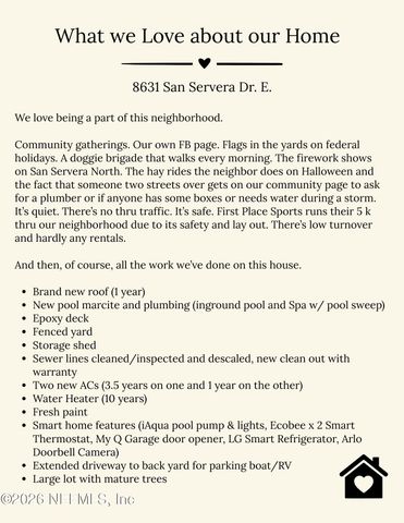 8631 SAN SERVERA Drive E, Jacksonville, FL 32217