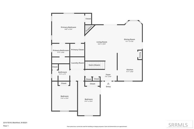 22 N 725 W, Blackfoot, ID 83221