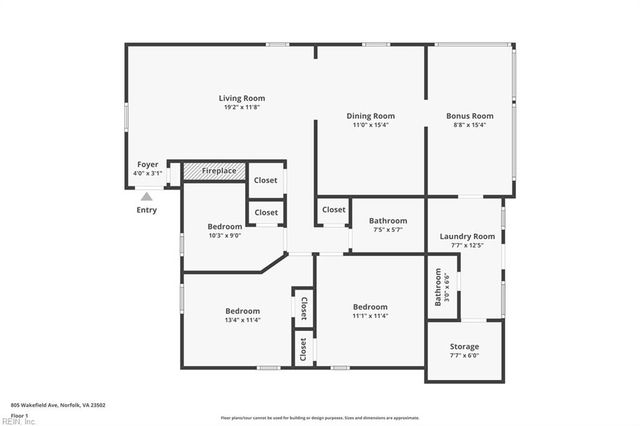 805 Wakefield AVE, Norfolk, VA 23502