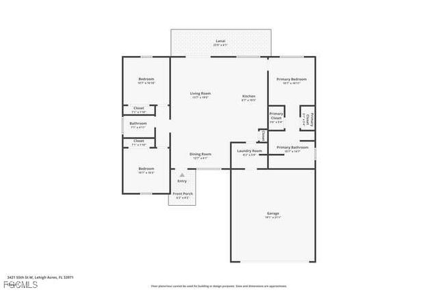 3421 55th ST W, Lehigh Acres, FL 33971