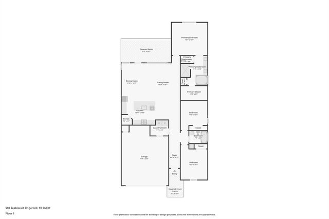 500 Seabiscuit DR, Jarrell, TX 76537