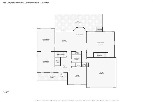 616 Coopers Pond Drive, Lawrenceville, GA 30044