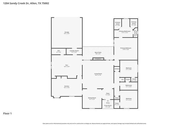 1204 Sandy Creek Drive, Allen, TX 75002