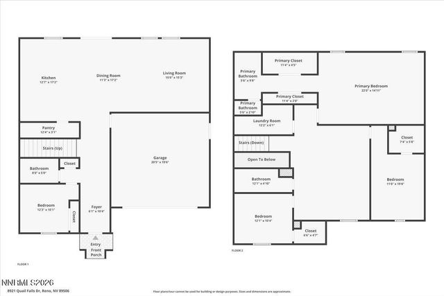 8921 Quail Falls Drive, Reno, NV 89506