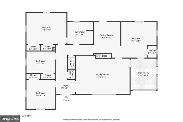 1517 KINGS HWY, King George, VA 22485