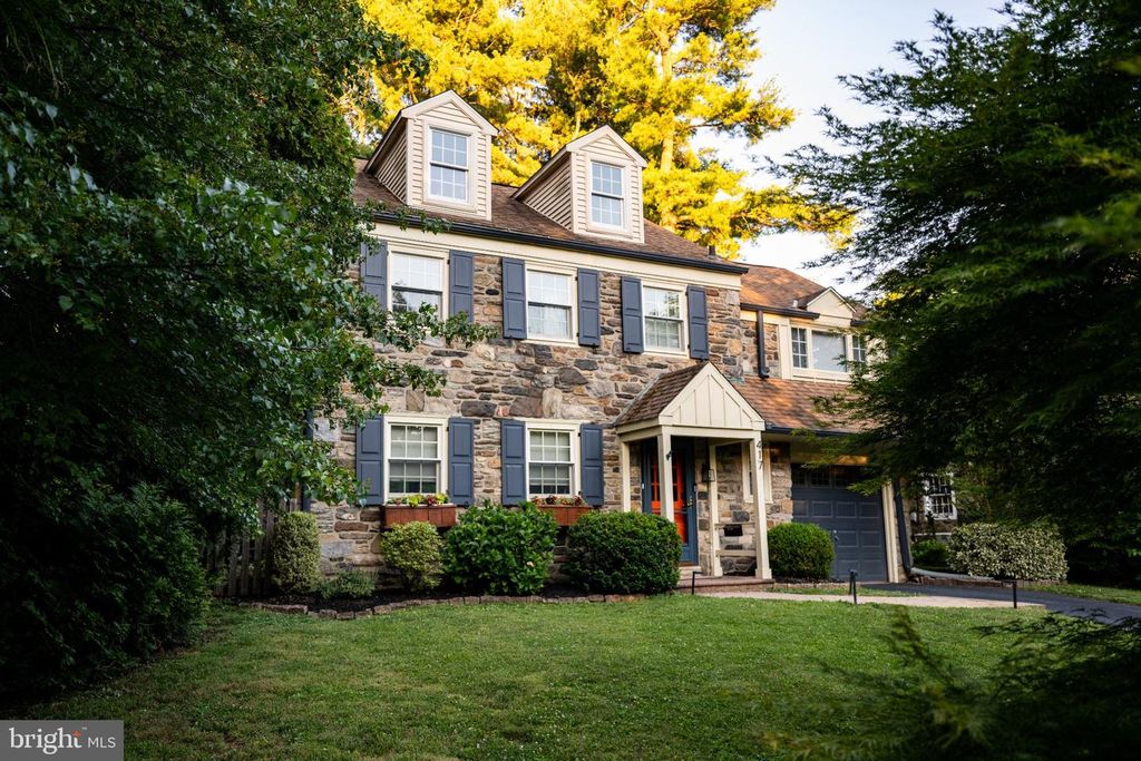 417 SHORTRIDGE DR, WYNNEWOOD, PA 19096 — exterior