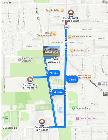 106 E WILLIAMS DRIVE, Burkburnett, TX 76354