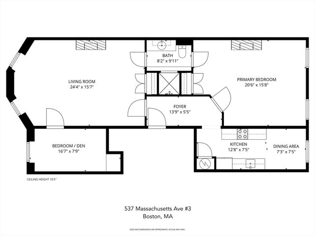 537 Massachusetts Ave 3, Boston, MA 02118