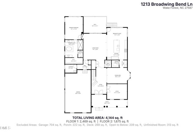 1213 Broadwing Bend Lane, Wake Forest, NC 27587
