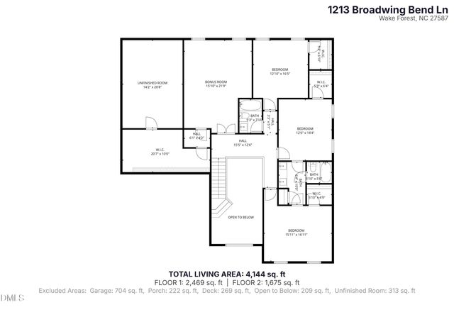 1213 Broadwing Bend Lane, Wake Forest, NC 27587