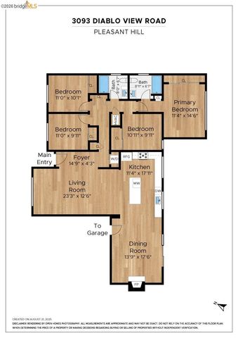 3093 Diablo View Rd, Pleasant Hill, CA 94523