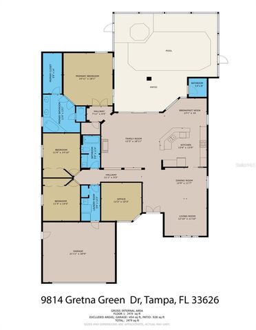 9814 GRETNA GREEN DRIVE, Tampa, FL 33626
