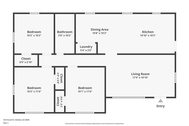 1231 Duvall Circle, Madison, GA 30650