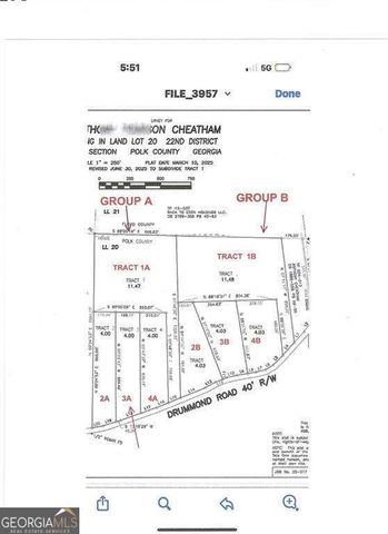 TRACT3 Drummond Road, Cedartown, GA 30125
