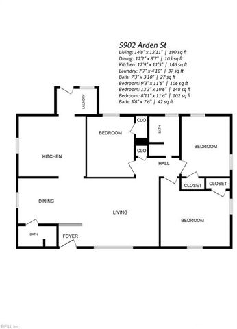 5902 Arden ST, Portsmouth, VA 23703