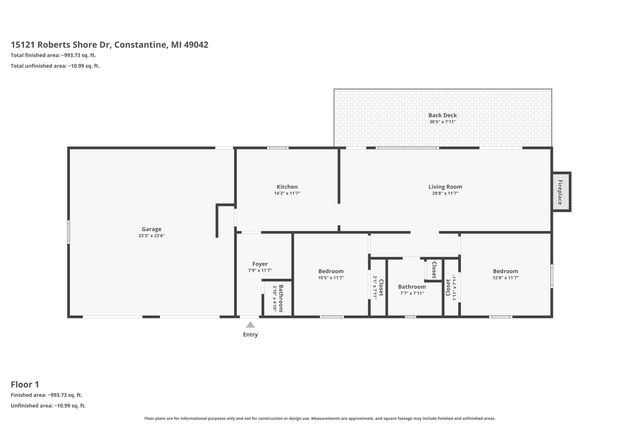 15121 Roberts Shore Drive, Constantine, MI 49042