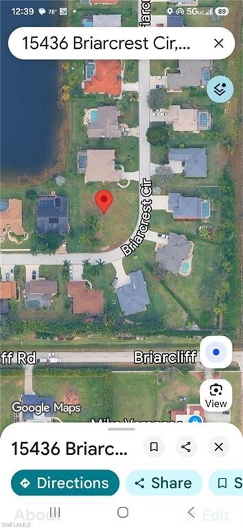 15436 Briarcrest CIR, FORT MYERS, FL 33912 — exterior
