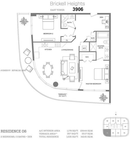 45 SW 9th St 3906, Miami, FL 33130
