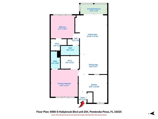 8980 S HOLLYBROOK Boulevard 204, Pembroke Pines, FL 33025