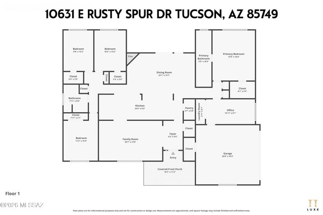 10631 E Rusty Spur Drive, Tucson, AZ 85749