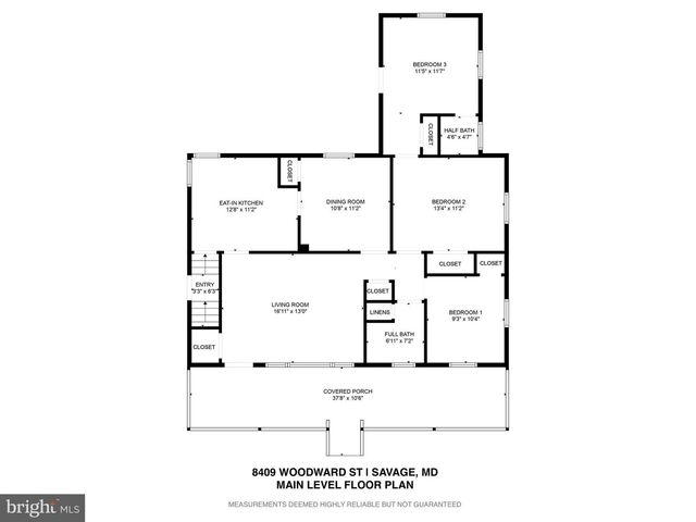 8409 WOODWARD ST, Savage, MD 20763