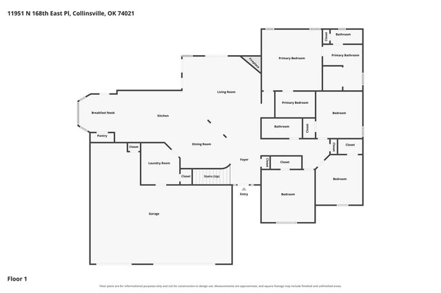 11951 N 168th East Place, Collinsville, OK 74021