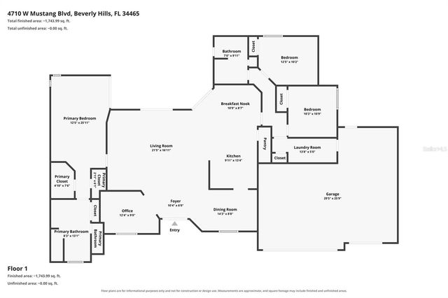 4710 W MUSTANG BOULEVARD, Beverly Hills, FL 34465