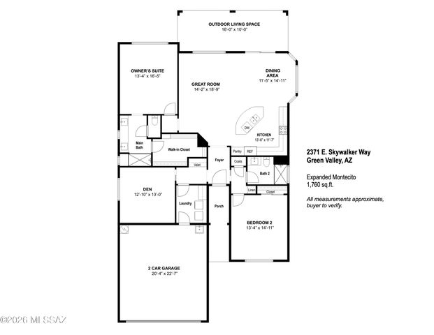 2371 E Skywalker Way, Green Valley, AZ 85614