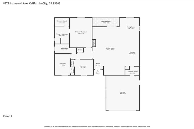 8572 Ironwood Avenue, California City, CA 93505