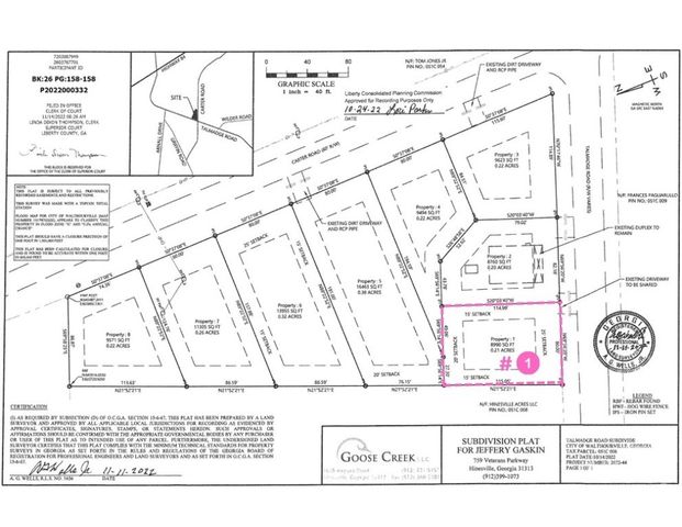 728 Talmadge Road A & B Lot 1, Allenhurst, GA 31301