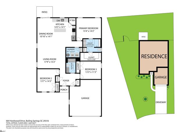 664 Hardwood Drive, Boiling Springs, SC 29316