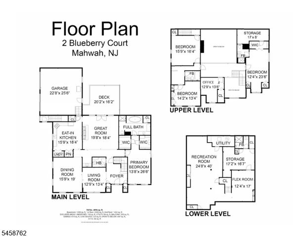 2 Blueberry Ct, Mahwah Twp., NJ 07430