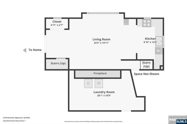 6 Old Wood Road, Edgewater, NJ 07020