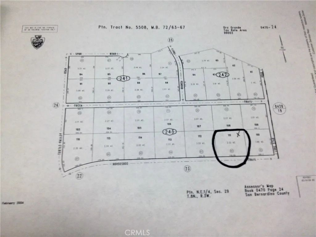0 Horseshoe, Helendale, CA 92368