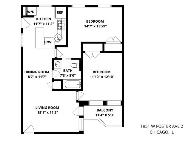 1951 W FOSTER Avenue 2ME, Chicago, IL 60640