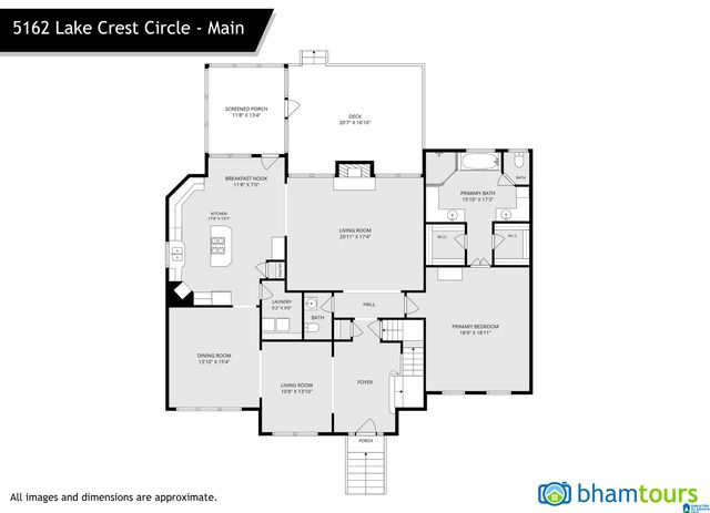 5162 LAKE CREST CIRCLE, Hoover, AL 35226