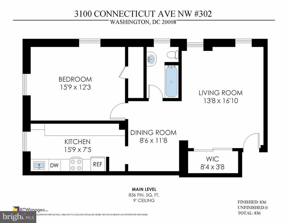 3100 CONNECTICUT AVE NW #302, Washington, DC 20008
